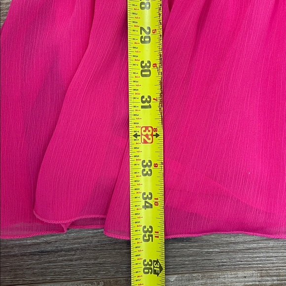 Tommy Hilfiger Sleeveless Pink Ruffle Hem Dress Ladies Size 8 - Picture 14 of 14